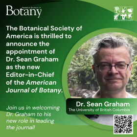 Sean Graham appointed as Editor-in-Chief for the American Journal of Botany
