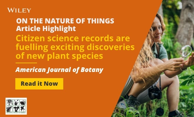 Citizen science records are fuelling exciting discoveries of new plant species